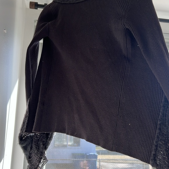 Unique Brown Cardigan - Picture 6 of 6